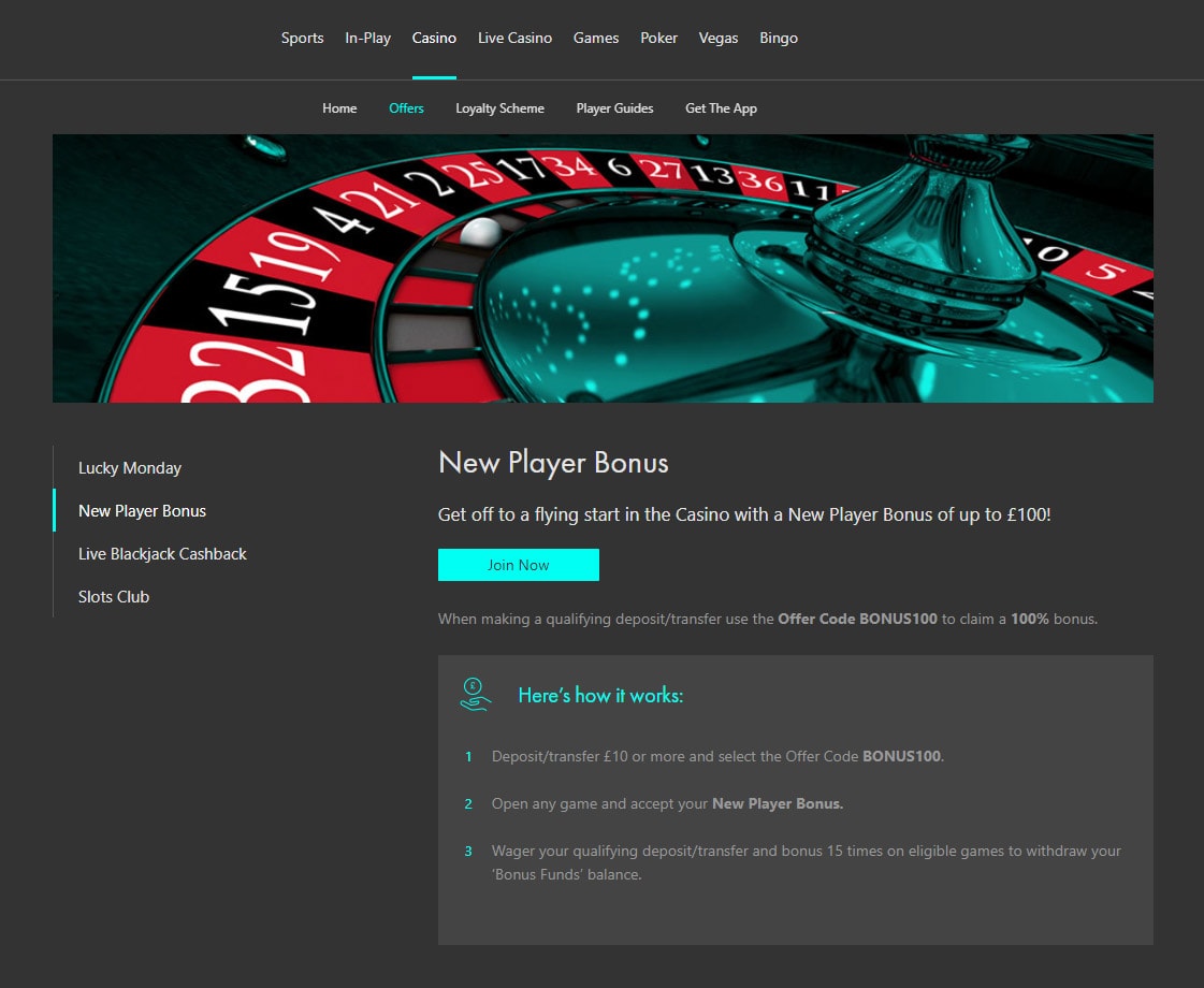 bet365 Casino Welcome Offer