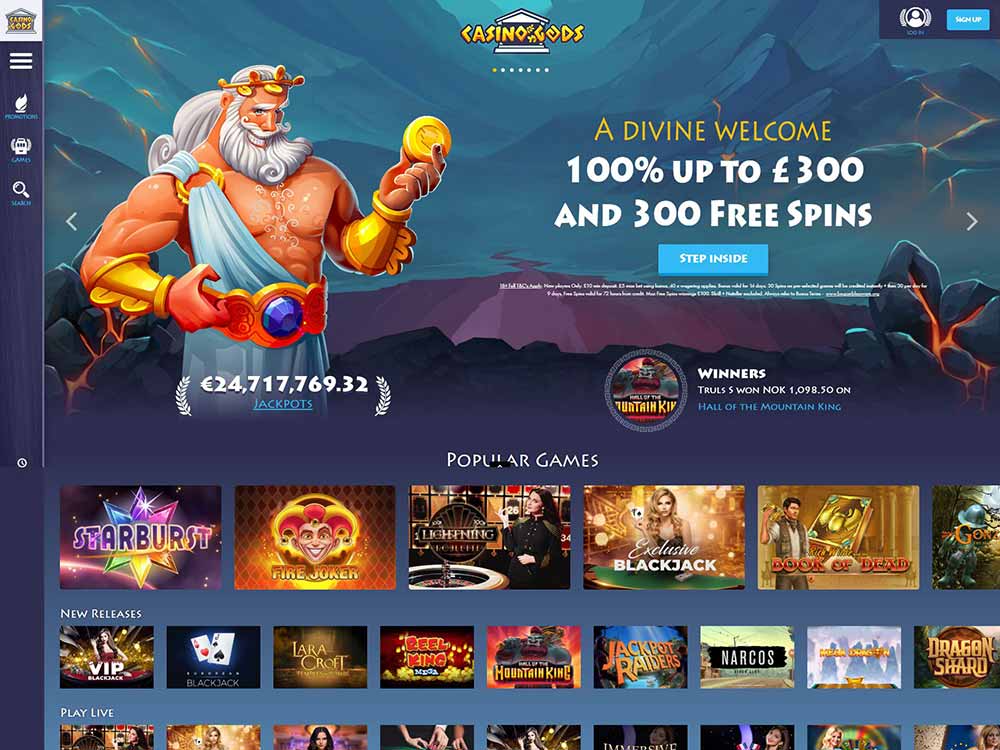 Casino Gods Home Page