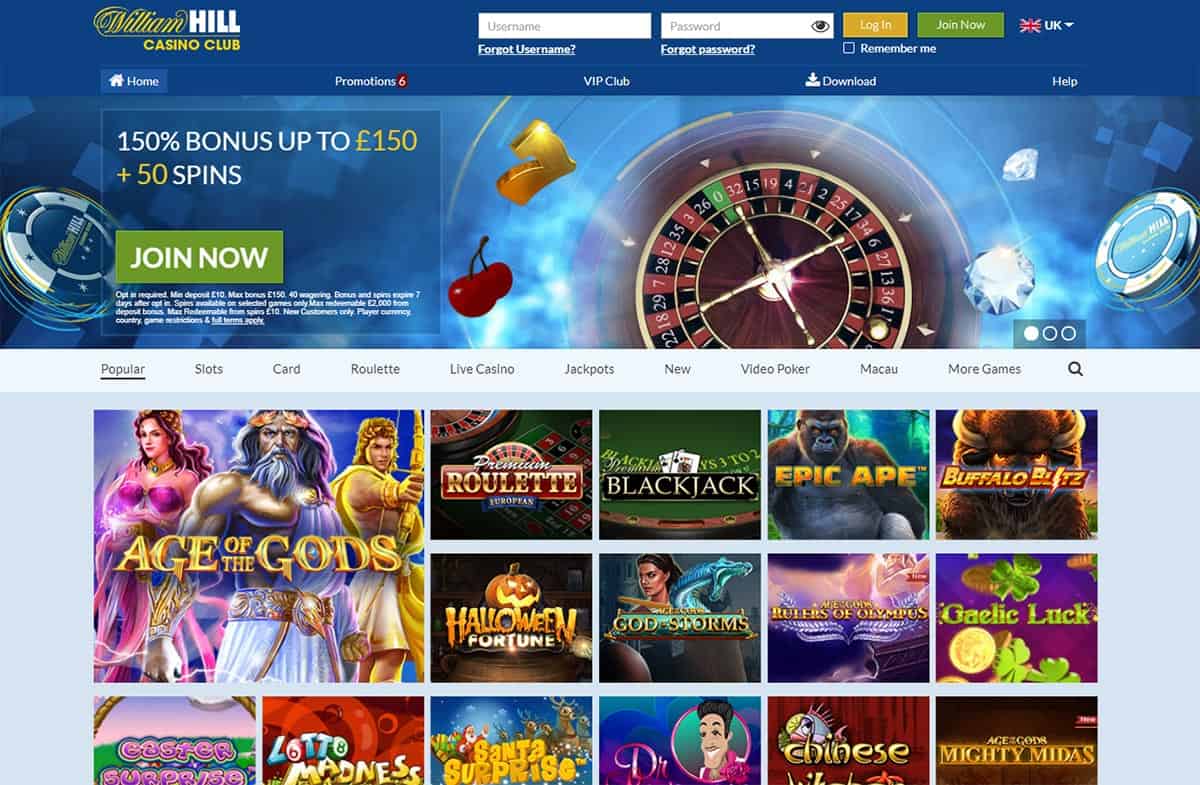 William Hill Casino GetCasinoBonus William Hill Casino GetCasinoBonus