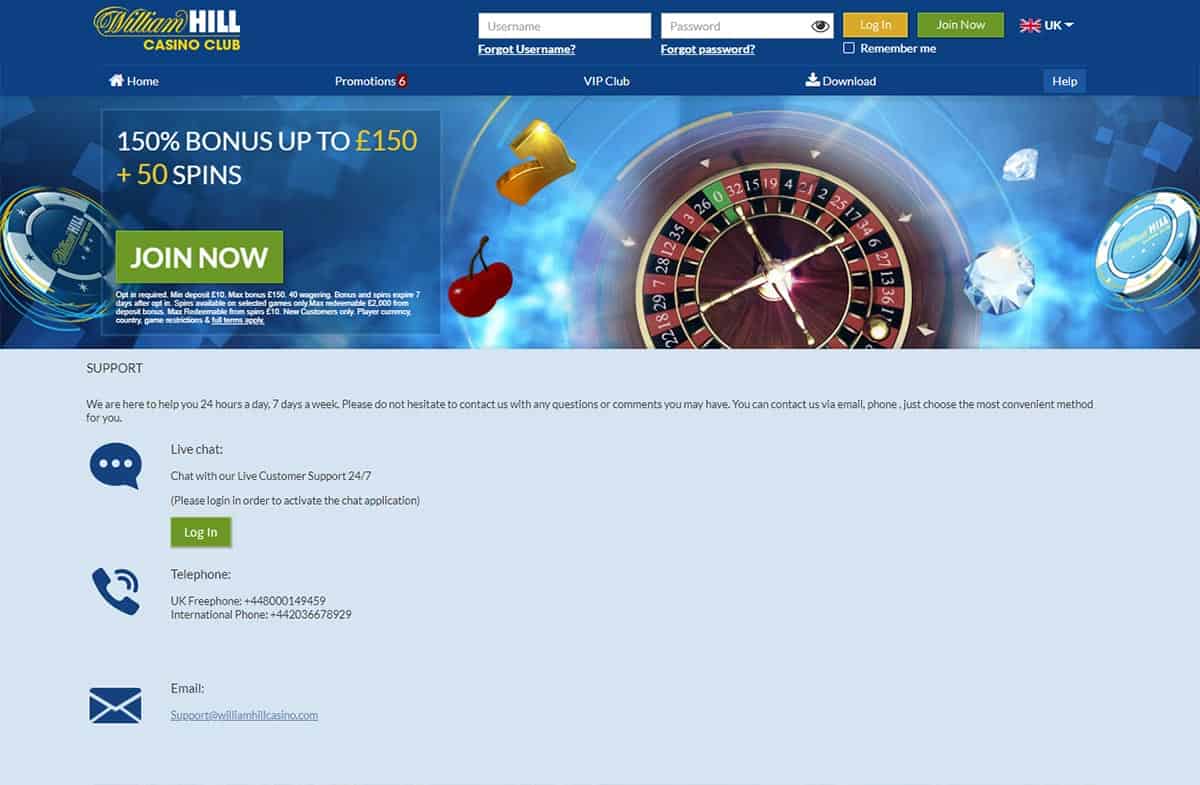 William Hill Casino Promo Code 2019