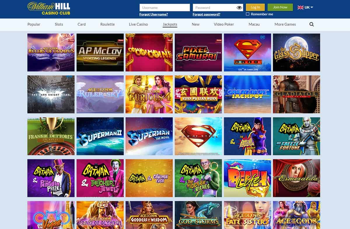 william hill casino club online