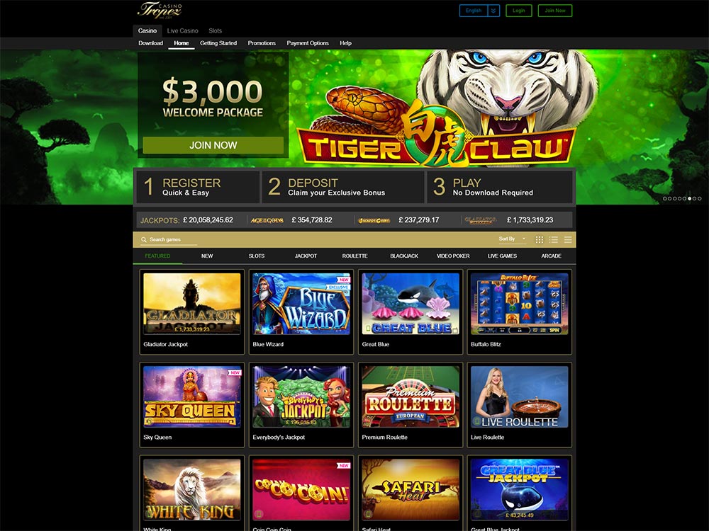 Online casino tropez