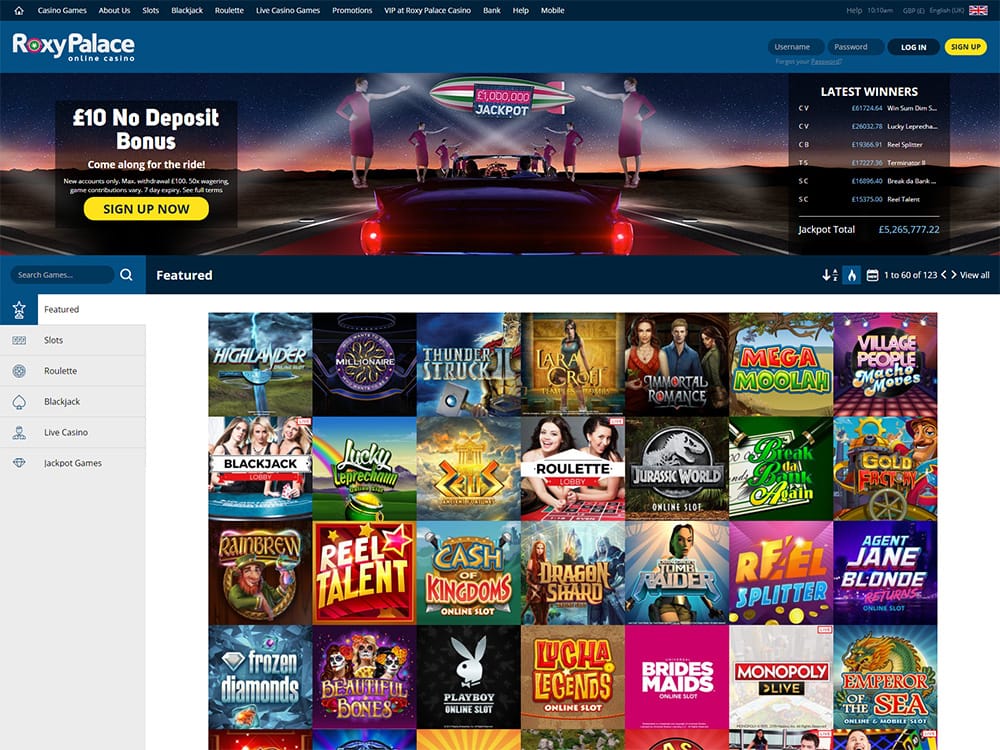 roxy palace online casino download